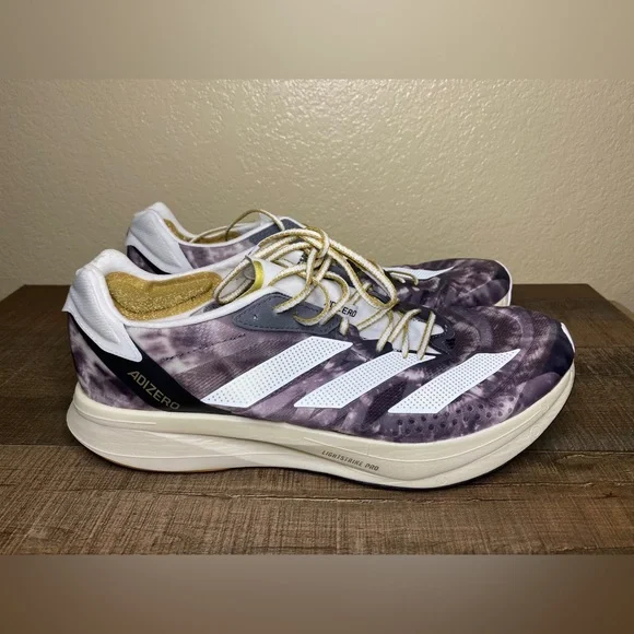 adidas gazelle silver green womens adidas Adizero Avanti Tyo Tinman Elite Shoes - Unisex - Cloud White / Gold / Grey Two